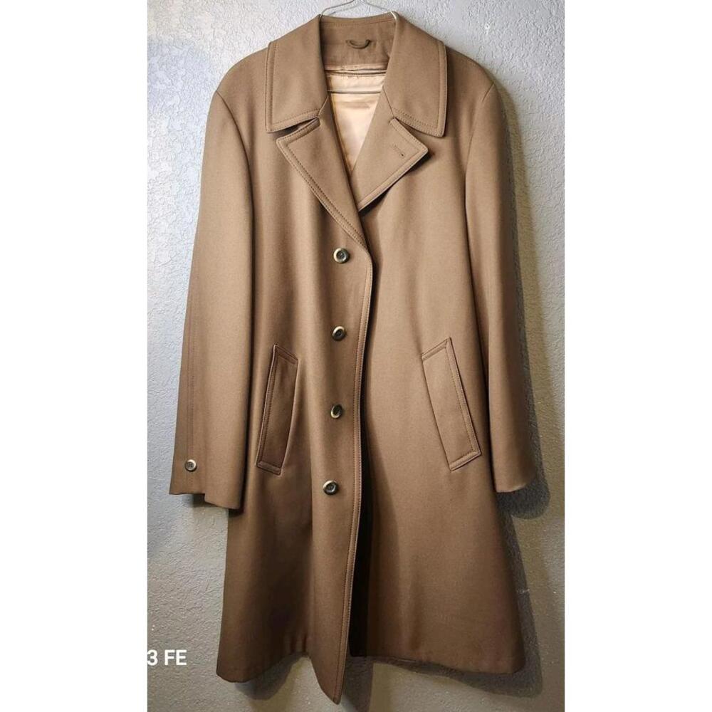 Vintage 70s Sears The Mens Store Polyester Jacket Sz 40 Tall Coat